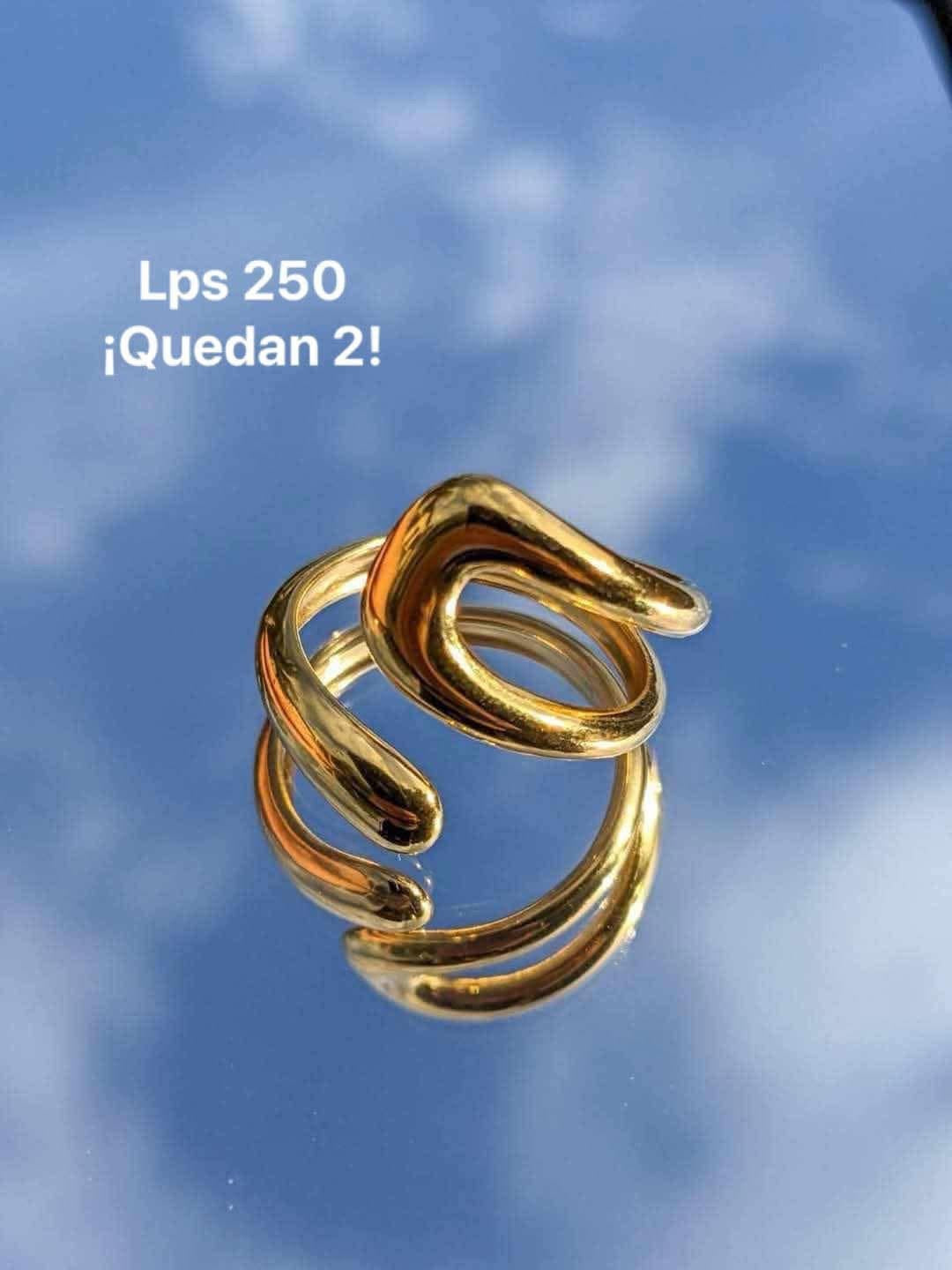 Anillo Chapado en oro 18k