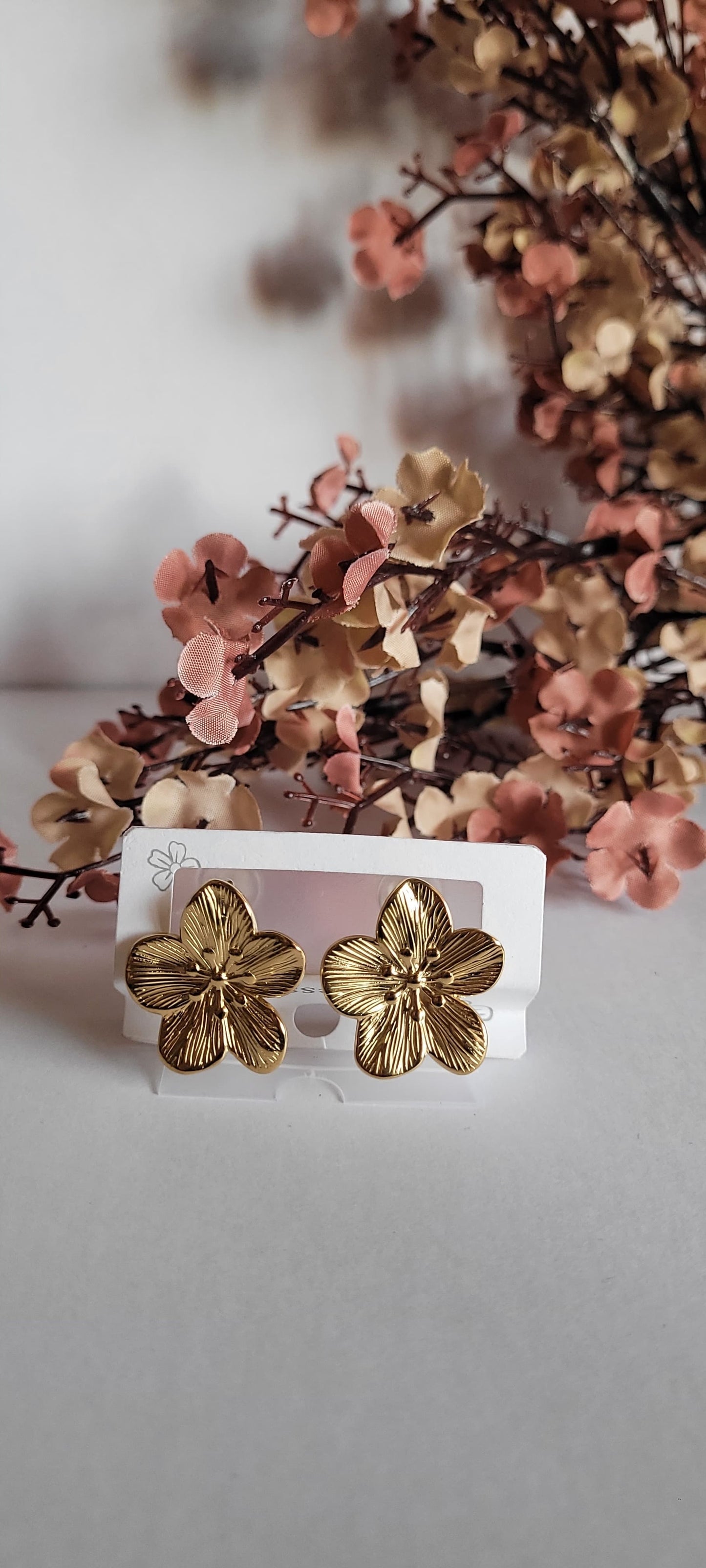 Aritos de flor Elegante