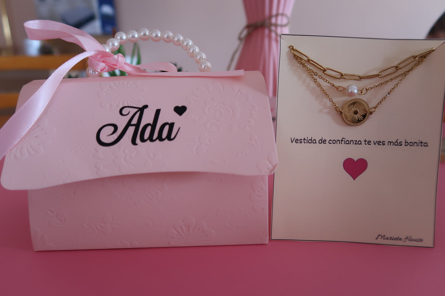 Pulseras + bolsa personalizada